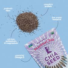organic black chia seeds by mamma chia