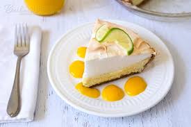 key lime pie with mango sauce barbara