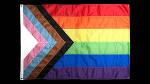 the progress pride flag v a
