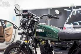 yamaha rx100 inspired cafe racer custom