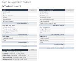 The funds can be recovered through. Free Balance Sheet Templates Smartsheet