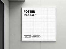 Free Frame Poster Mockups In Psd