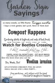 Garden Sign Sayings Funny Quotes