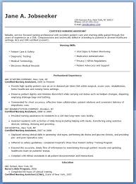 Free Sample Certified Nursing Assistant Resume Resume Skills