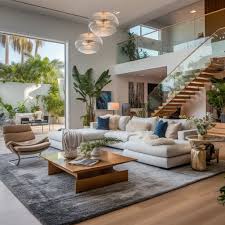 luxurious and light filled living rooms