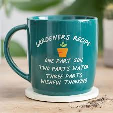 Gardeners Recipe Ceramic Mug With Gift