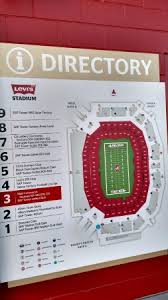 Stadium Directory Picture Of Levis Stadium Santa Clara