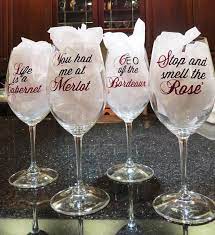 Fun Wine Glasses Wine Glass Sayings