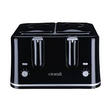 croma 1740w 4 slice pop up toaster