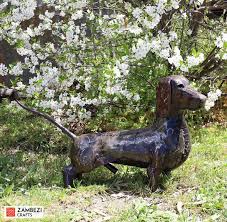 Dachshund Dog Recycled Metal