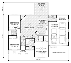 House Plan 74845 Traditional Style