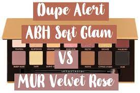 dupe alert abh soft glam vs mur re