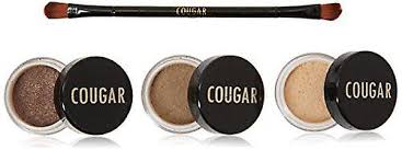 cougar eyeshadow brush trio 4 pc brow
