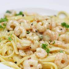 creamy garlic prawn pasta recipe