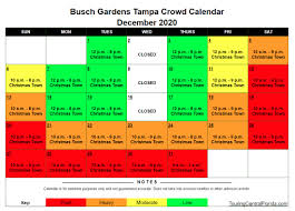 busch gardens ta december 2020