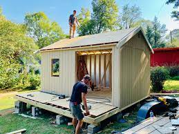 how to build a wooden storage shed