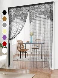 1pc Lace Door Curtain Room Divider