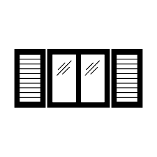 Window Shutter Vector Flat Icon