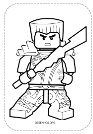 Desenhos do ninjago para impressão e colorir. Lego Ninjago Para Colorir 136