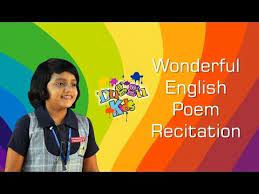 Some of the best poems to read aloud are those with an insistent rhythm which makes them ideal for chanting. English Poem Recitation Competition 1st Prize Winner à¤… à¤— à¤° à¤œ à¤•à¤µ à¤¤ Duggu Kids Youtube English Poems For Kids Kids Poems English Poems For Children