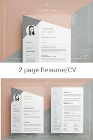 Resume Cv Tamara Resume Design Resume Resume Template Free