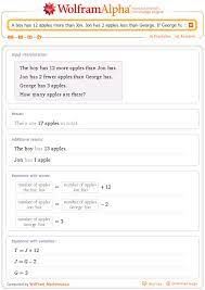 Solving Word Problems With Wolfram
