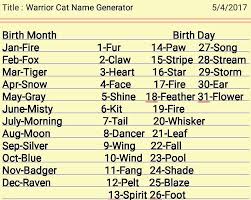 warrior cats name generator chess