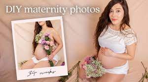 diy maternity photoshoot at home how