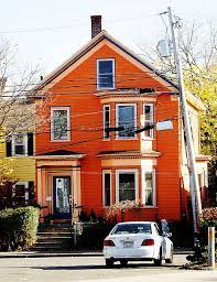 Orange House House Colors