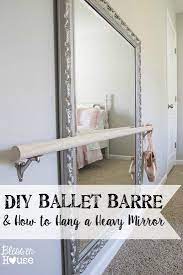 diy ballet barre and how to hang a