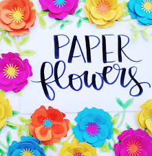 diy paper flowers with cricut and