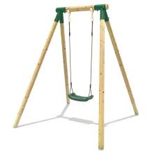 Rebo Limited Edition Wooden Swing Set