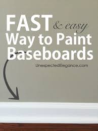 Fast And Easy Way To Paint Baseboards