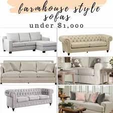 Affordable Farmhouse Style Sofa S And