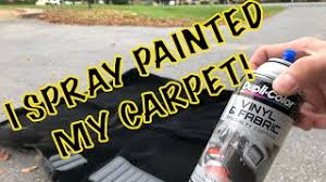 i spray painted the 240sx carpet you