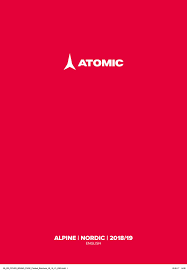 Atomic Alpine Nordic Catalog 2018 2019 Eng By Snowsport