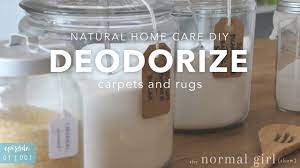 diy deodorize carpet and rugs