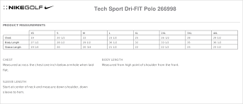 Nike Golf Tech Sport Dri Fit Polo 266998