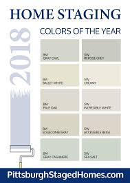 2018 Home Staging Colors Of The Year