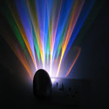 Colour Projector Sensor Night Light Plug In