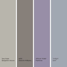 Greys Muted Purple Blue Grey Colors