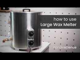 how to use a large wax melter