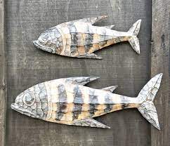 Wooden Fish Selao Home And Garden Art
