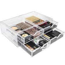 sorbus acrylic drawers for cosmetics