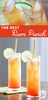 rum punch easy rum punch recipe