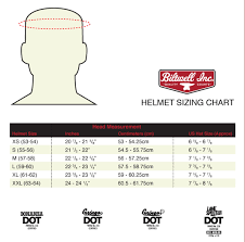 Biltwell Inc Helmets Size Chart
