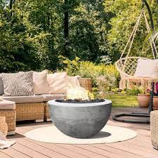 Round Fire Bowl Pewter Scph 402