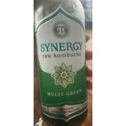 gt s synergy kombucha raw multi green