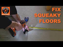 fix squeaky floors with the squeeeeek