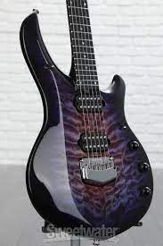 Here's what music man say about the majesty 7. Ernie Ball Music Man John Petrucci Signature Majesty Electric Guitar Purple Nebula Sweetwater